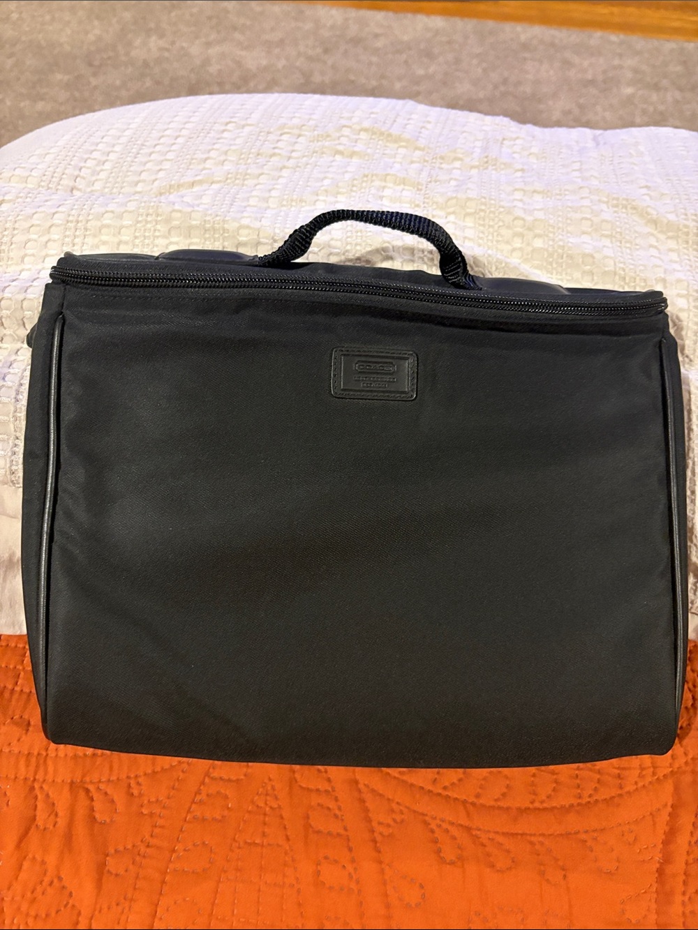 Coach laptop and document organizer